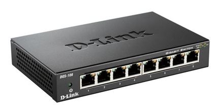 Picture of D-Link switch neupravljivi, DGS-108/E (metalno kućište)