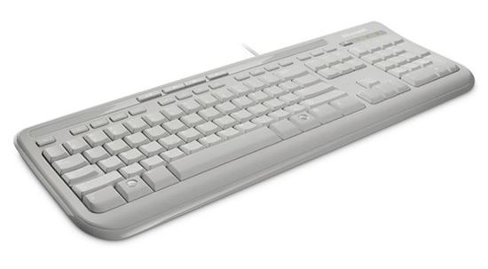 Slika Microsoft Wired Keyboard 600 White, ANB-00032