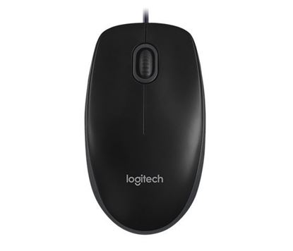 Slika Miš žični Logitech B100 optical USB, crni