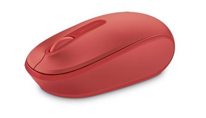 Picture of Microsoft Wireless Mobile Mouse 1850 Flame Red V2, U7Z-00034
