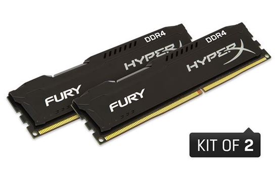 Slika MEM DDR4 8GB 2400MHz (2x4) HyperX Fury KIN