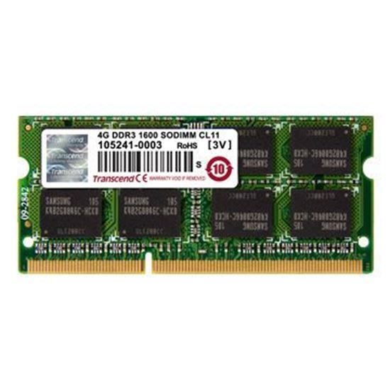 Slika Memorija za prijenosna računala Transcend DDR3 4GB 1333MHz, bulk