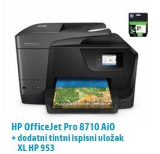 Slika PRN MFP HP OJ Pro 8710 e-AiO + XL crna tinta