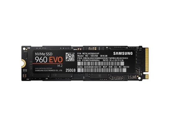 Picture of SSD SAMSUNG 250GB 960 Evo, M.2 2280 EU