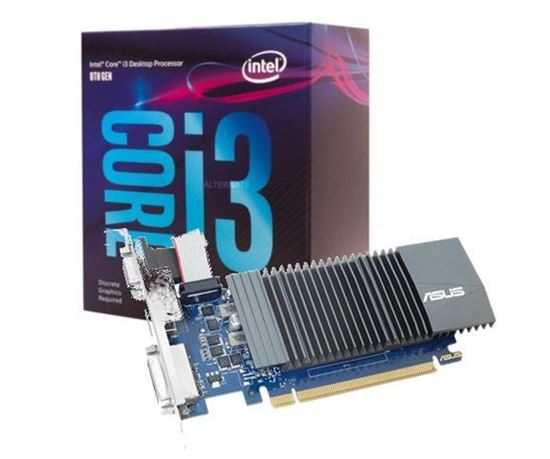 Slika Procesor Intel Core i3 9100F+VGA AS GT710-SL-2GD5