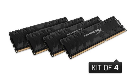 Slika Memorija Kingston DDR4 64GB (4x16GB) 2400MHz HyperX NEW Predator