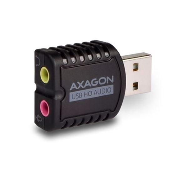 Slika AXAGON ADA-17 USB2.0 - Stereo HQ Audio Mini Adapter 24bit 96kHz