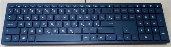 Slika PC DOD HP Keyboard USB, Slim