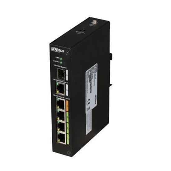 Slika Dahua DOD Preklopnik 6port 4PoE industrijski, PFL2106-4ET-96