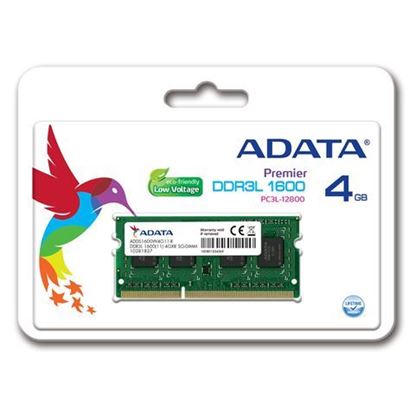 Slika Memorija za prijenosna računala DDR3L 4GB 1600MHz ADATA