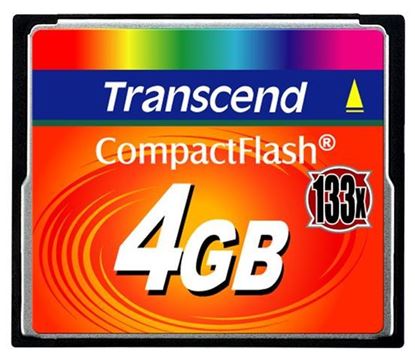 Slika Memorijska kartica Compact Flash Transcend 4GB 133X