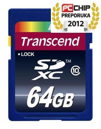 Picture of Memorijska kartica Transcend SD 64GB XC SPD Class 10