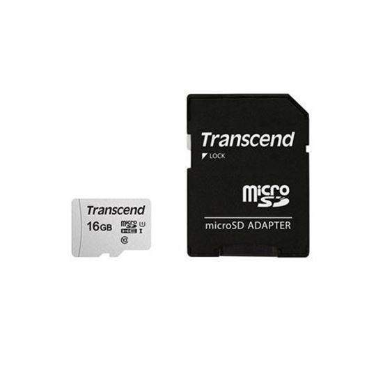 Slika Memorijska kartica Transcend SD MICRO 16GB HC Class UHS 1 + SD adapter