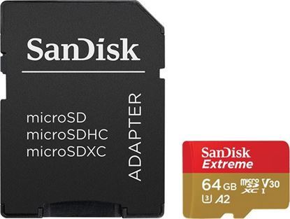 Slika Memorijska kartica SanDisk Extreme microSDXC, A1, V30, U3 64GB