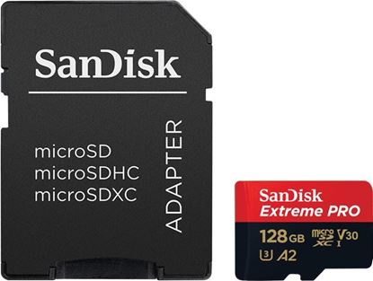 Slika Memorijska kartica SanDisk Extreme Pro microSDXC, A1, V30, U3 128GB