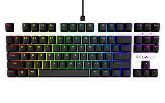 Slika Tipkovnica UVI GEAR Pride Mini Mehanička TKL PBT BlackSwitch WESLAV US