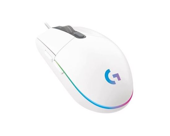 Slika Miš žični Logitech G203 Lightsync Bijeli