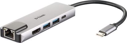 Picture of D-Link DUB-M520, 5-in-1 USB-C Hub sa HDMI/Ethernet i napajanjem