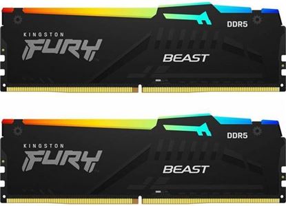 Slika MEM DDR5 32GB (2x16) 6000MHz FURY Beast RGB KF560C40BBAK2-32
