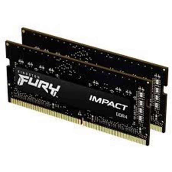 Picture of MEM SOD DDR4 32GB (2x16) 3200MHz FURY Impact KF432S20IBK2/32